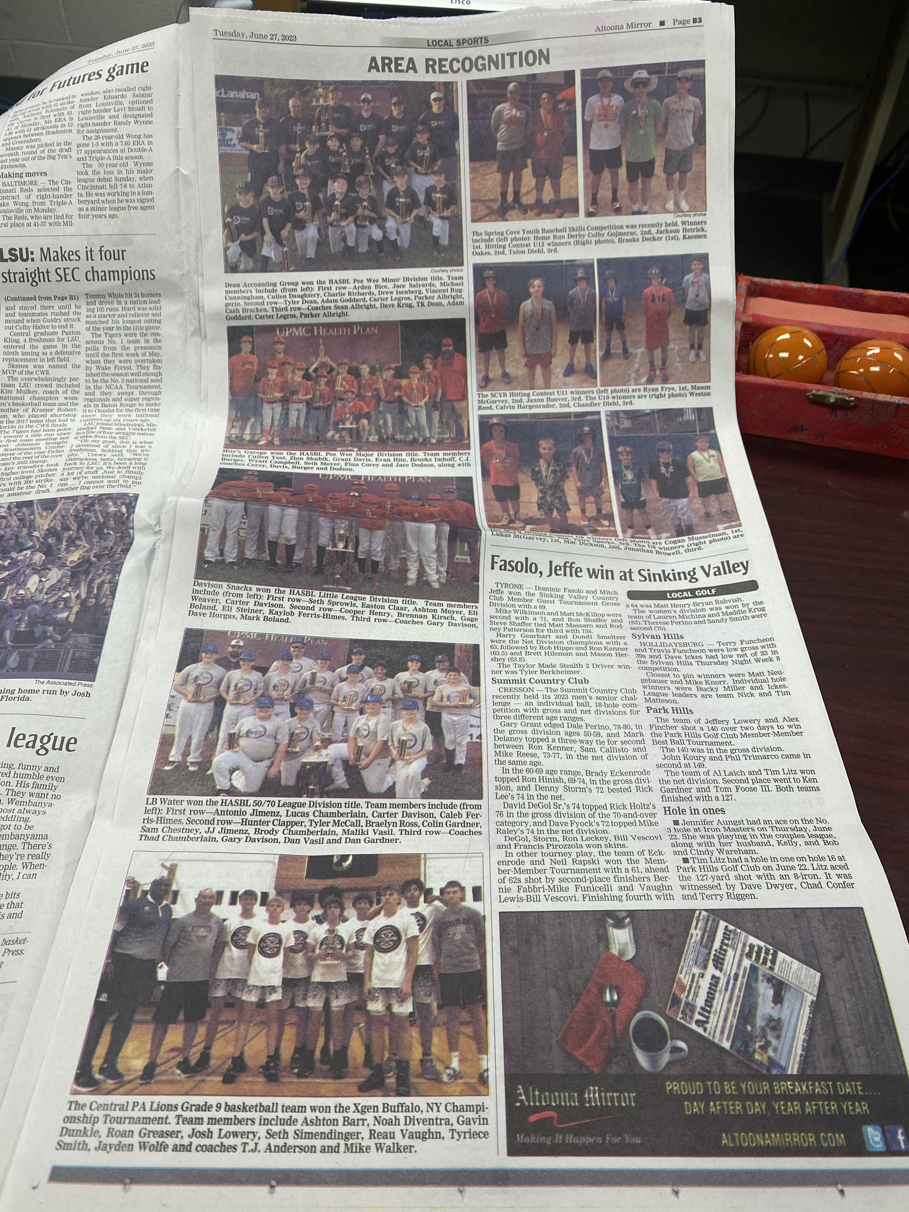 Articles through the years 1