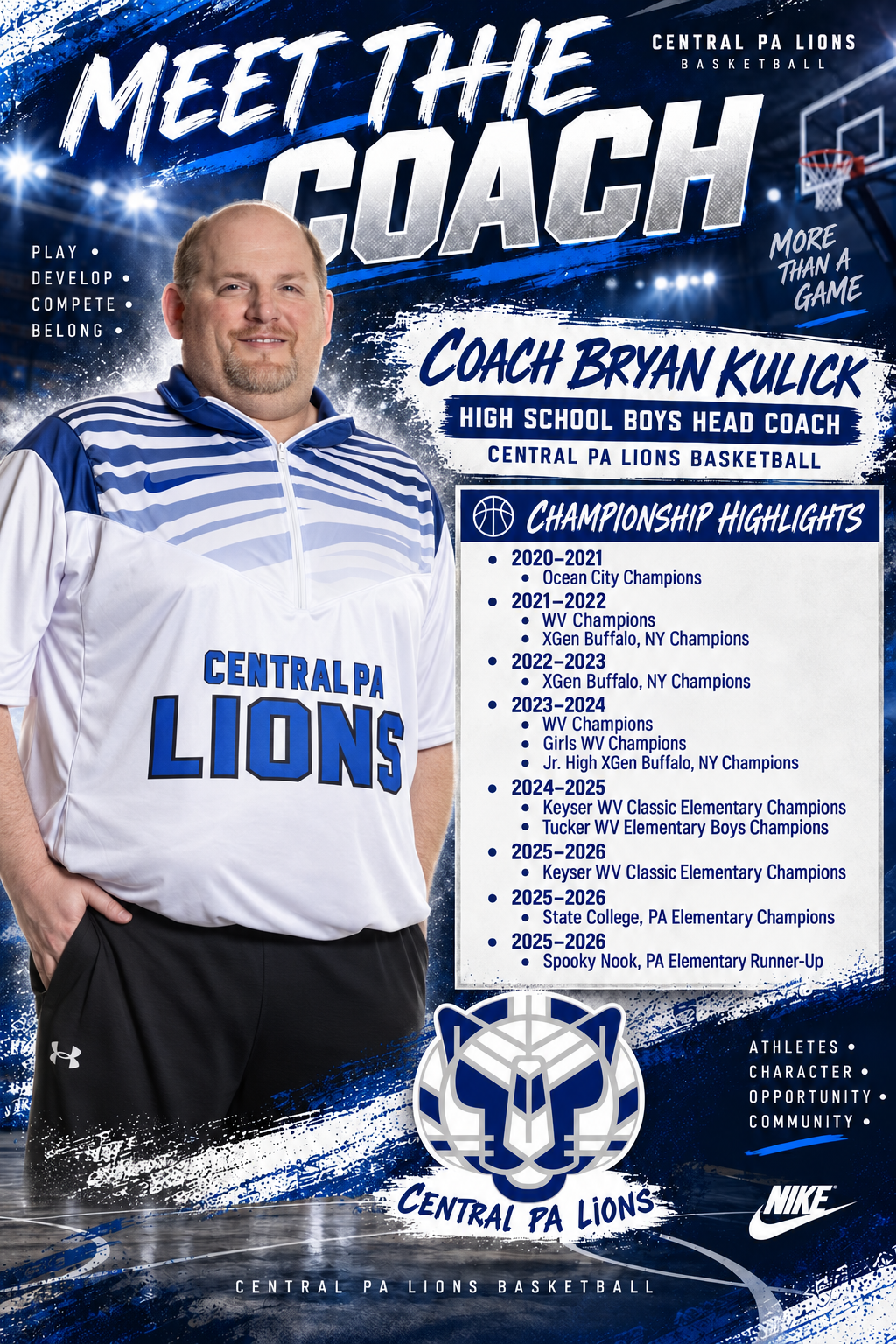 Coach Bryan Kulick