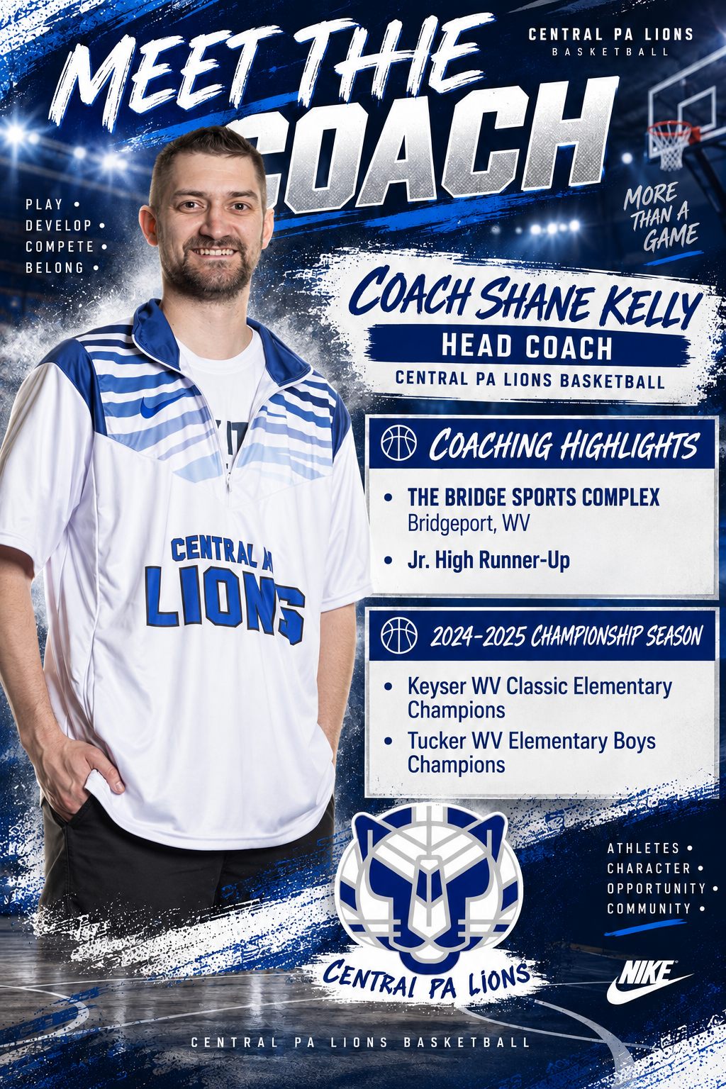 Coach Shane Kelly