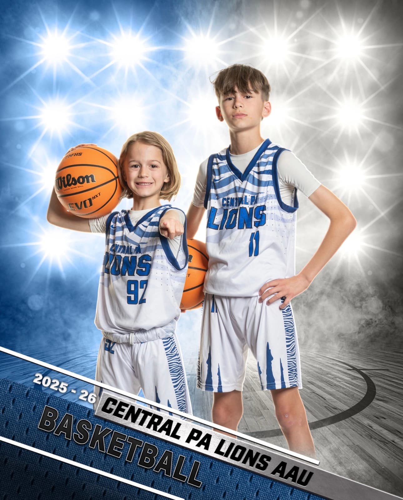 Walk onto the court with the Lions